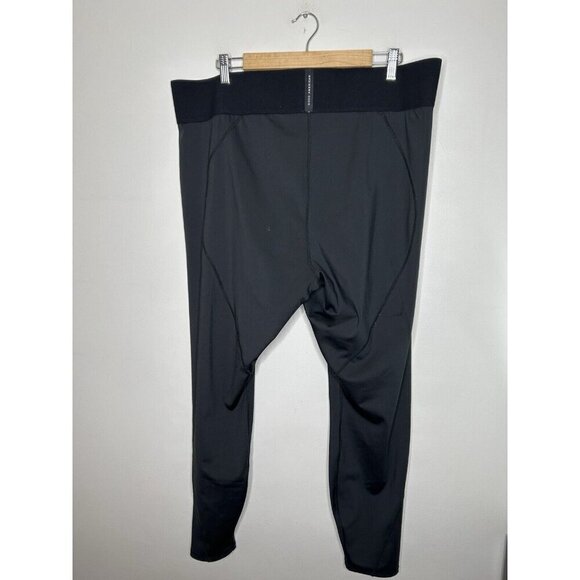 Good American Solid Black Ankle Compression Active Leggings Size 7 - Picture 4 of 8